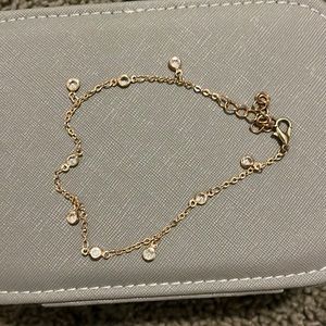 gold anklet